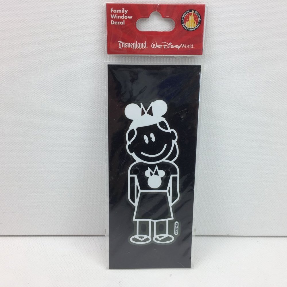 Family Vinyl Auto Window Decal Girl Disneyland Theme Parks